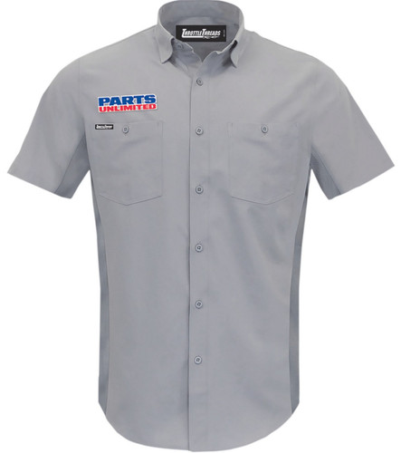 Throttle Threads Parts Unlimited Vented Mens Uniform Shirt