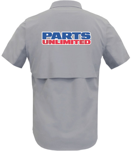 Throttle Threads Parts Unlimited Vented Mens Uniform Shirt