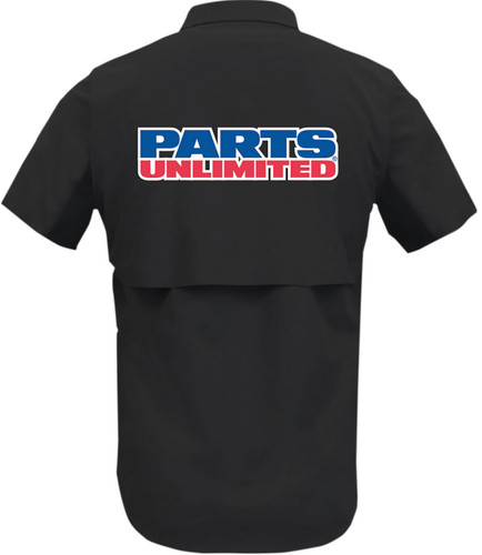 Throttle Threads Parts Unlimited Vented Mens Uniform Shirt