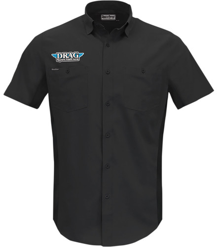 Throttle Threads Drag Specialties Vented Mens Uniform Shirt