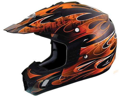 THH TX-12 Flame Youth MX Offroad Helmet