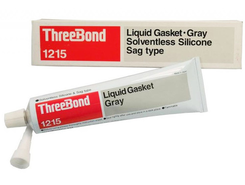 ThreeBond Solventless Gray Silicone Liquid Gasket - Sag Type (1215)