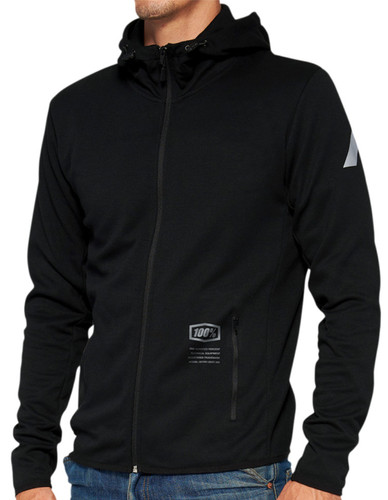 100% Viceroy Mens Hooded Zip Tech Fleece