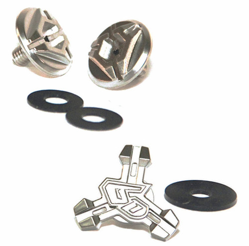 FXR 6D ATR-2 Helmet Visor/Peak Screw Kit