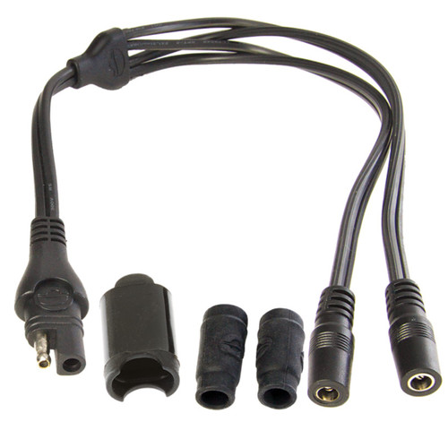 Tecmate OptiMate SAE IN to 2 x DC Sockets OUT Cable (O-35)