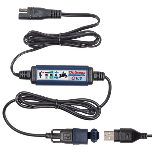 Tecmate OptiMate Smart In-Line 3300mA USB Battery Monitor (O-108N)