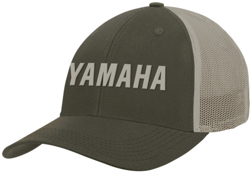 Licensed Yamaha Logo Curved Bill Snapback Hat