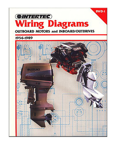 Clymer Wiring Diagrams Manual '56-89 Outboard Motors & Inboard/Outdrives (CBWD1)