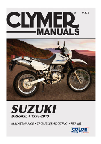 Clymer Repair/Service Manual '96-19 Suzuki DR650SE (CM272)