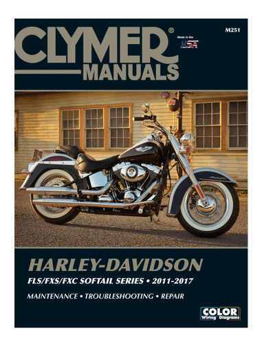 Clymer Repair/Service Manual '11-17 Harley-Davidson FLS/FXS/FXC Softail (CM251)