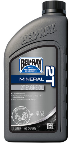 Bel-Ray 2T Mineral Engine Oil 1 Liter (99010-B1LW)