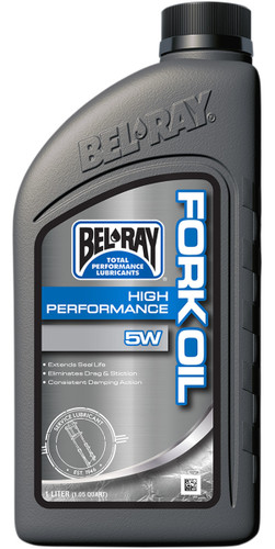 Bel-Ray High Performance Fork Oil 5W 1 Liter (99300-B1LW)