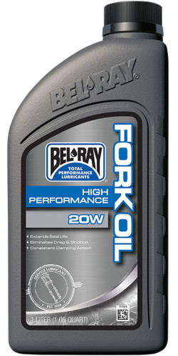 Bel-Ray High Performance Fork Oil 20W 1 Liter (99340-B1LW)