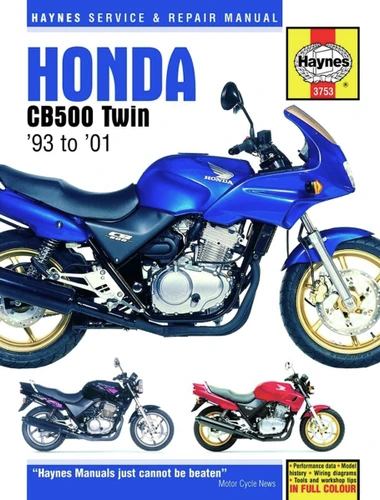 Haynes Repair/Service Manua forl '93-01 Honda CB500/CB500S Twin (M3753)