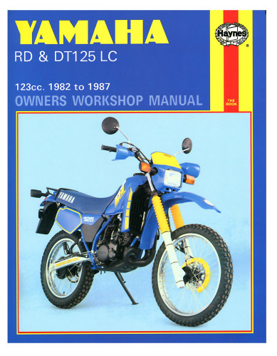 Haynes Repair/Service Manual '82-87 Yamaha RD & DT125 LC 123cc (M887)