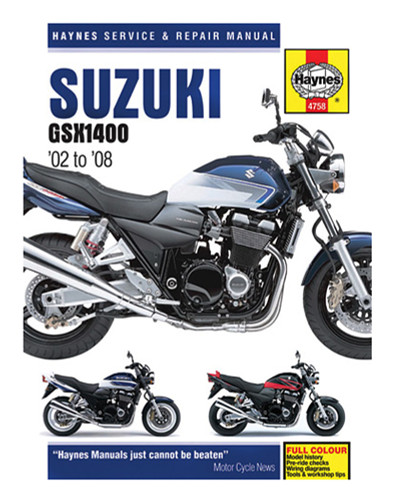 Haynes Repair/Service Manual for '02-08 Suzuki GSX1400 (M4758)