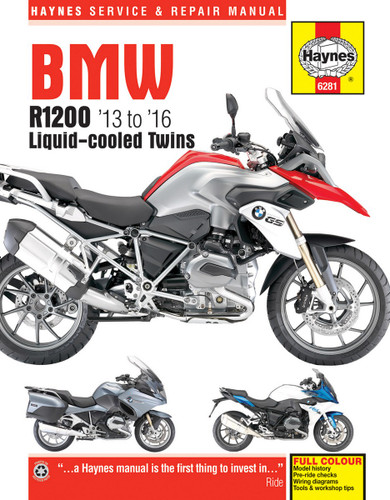 Haynes Repair/Service Manual '13-16 BMW R1200 Liquid-Cooled Twins (M6281)