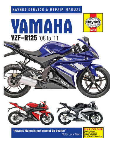 Haynes Repair/Service Manual '08-11 Yamaha YZF-R125 (M5543)