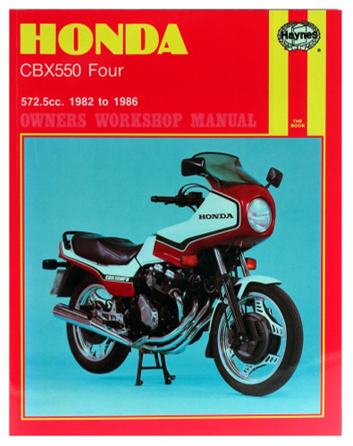 Haynes Repair/Service Manual '82-86 Honda CBX550 Four 572.5cc (M940)