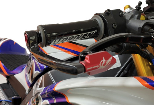Driven Carbon Fiber Track-Day Red Brake Lever Guard (DCTDLG-1-RD)