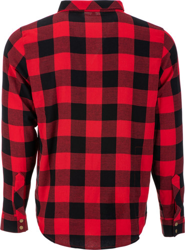 Fly Racing Tek Mens Flannel Button Up Long Sleeve Shirt