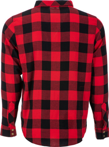 Fly Racing Tek Mens Flannel Button Up Long Sleeve Shirt