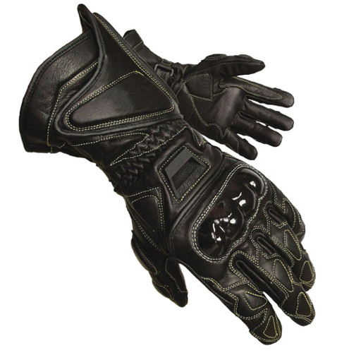 Olympia 340 Vented Protector Mens Leather Motorcycle Gloves