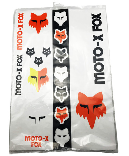 Fox Racing Heritage Track Pack Sticker Sheet