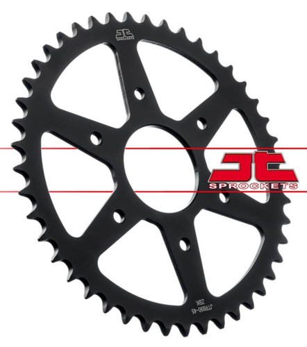 JT Steel Rear Sprocket 45 Tooth (JTR890.45ZBK)