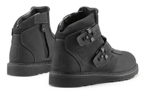 Icon El Bajo2 CE Mens Leather Motorcycle Shoes