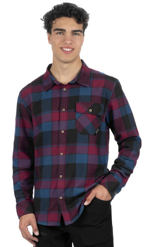 FXR Timber Mens Button Up Long Sleeve Flannel Shirt