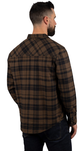 FXR Timber Mens Button Up Long Sleeve Flannel Shirt