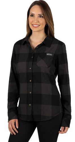 FXR Timber Womens Button Up Long Sleeve Flannel Shirt