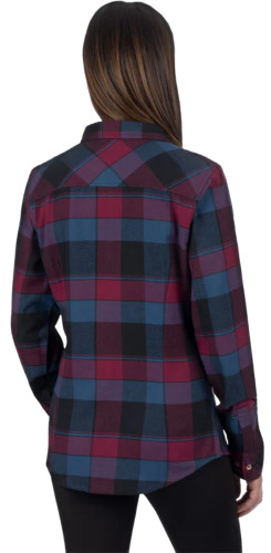 FXR Timber Womens Button Up Long Sleeve Flannel Shirt