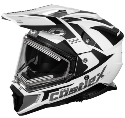 Castle X CX200 Wrath DS Snow Helmet w/Heated Electric Shield
