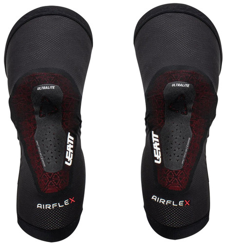 Genouillères De Protection Leatt AirFlex Ultra Lite - Léger, Ventilé, Ajustement Parfait - Pour VTT, Motocross