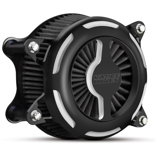 Vance & Hines VO2 Blade Black Contrast Air Cleaner Intake Kit (40395)