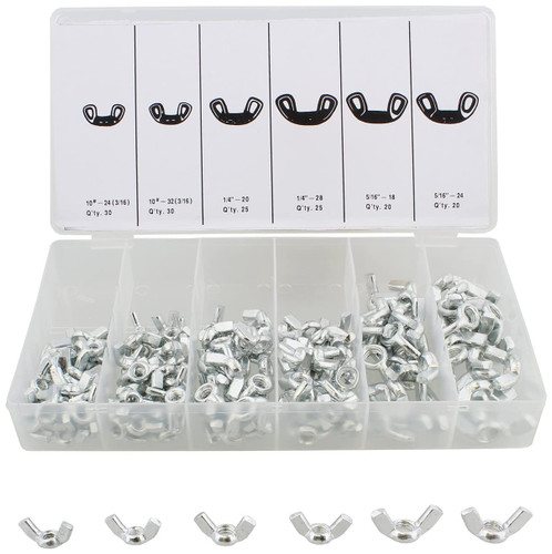 Performance Tool 150pc Assorted Wing Nut Kit (W5219)
