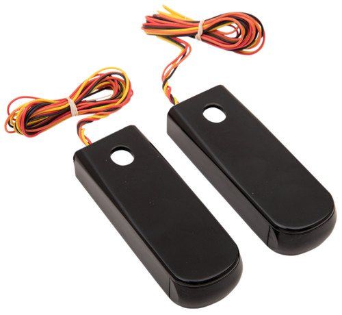 Alloy Art Black Fender LED Strut Lights w/Smoke Lens (SSL-HD-2B)