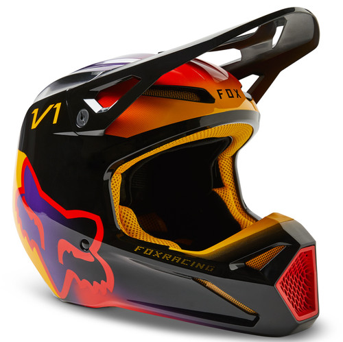 Fox Racing V1 Toxsyk MX Offroad Helmet