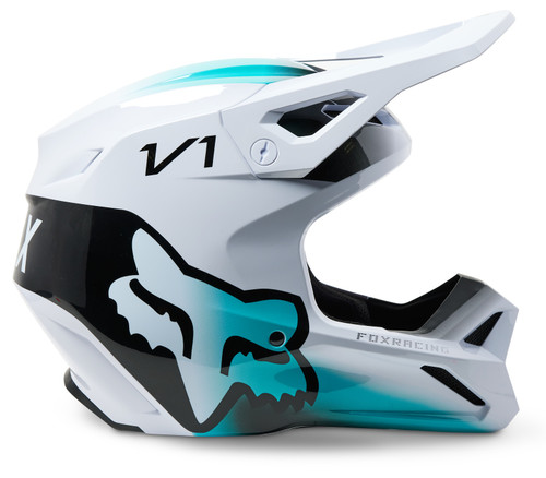 Fox Racing V1 Toxsyk MX Offroad Helmet