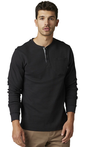 Fox Racing Grunt Work Thermal Mens Long Sleeve Henley Shirt