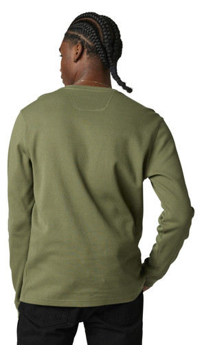 Fox Racing Grunt Work Thermal Mens Long Sleeve Henley Shirt