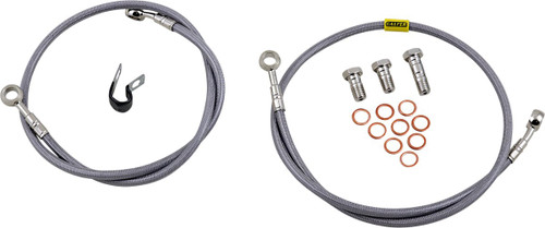 GBrakes Stainless Steel Front Brake 2 Line Kit (FK003D281-2)