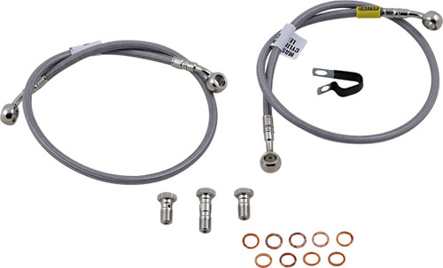 GBrakes Stainless Steel Front Brake 2 Line Kit (FK003D641-2)