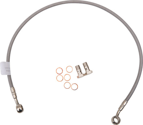 GBrakes Stainless Steel Rear Brake Line Kit (FK003D573R)