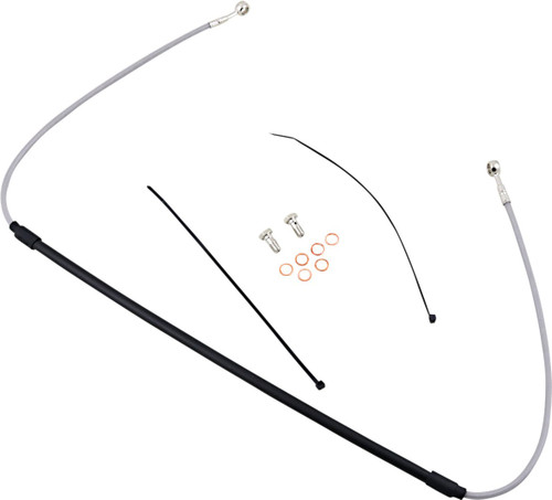 GBrakes Braided Stainless Steel Front CR Style Brake Line (FK003D187CR)