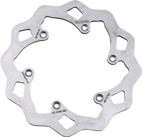 Galfer Standard Solid Mount Wave Rear Brake Rotor (DF451W)