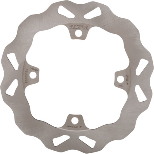 Galfer Standard Solid Mount Wave Rear Brake Rotor (DF081W)