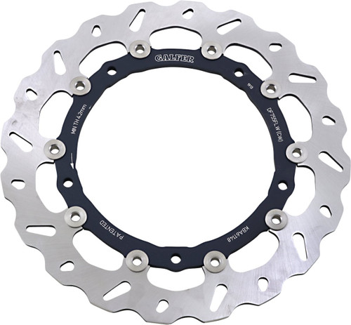 Galfer Standard Floating Wave Left Front Brake Rotor (DF755CWI)
